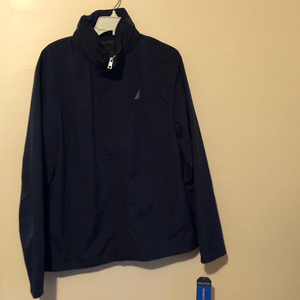 Men’s black Nautica rainbreaker jacket